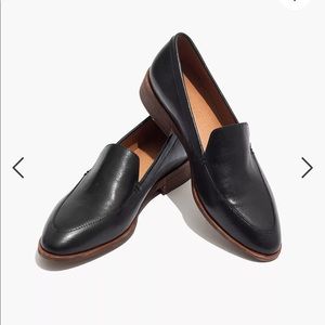 Madewell Frances Black Leather Loafer